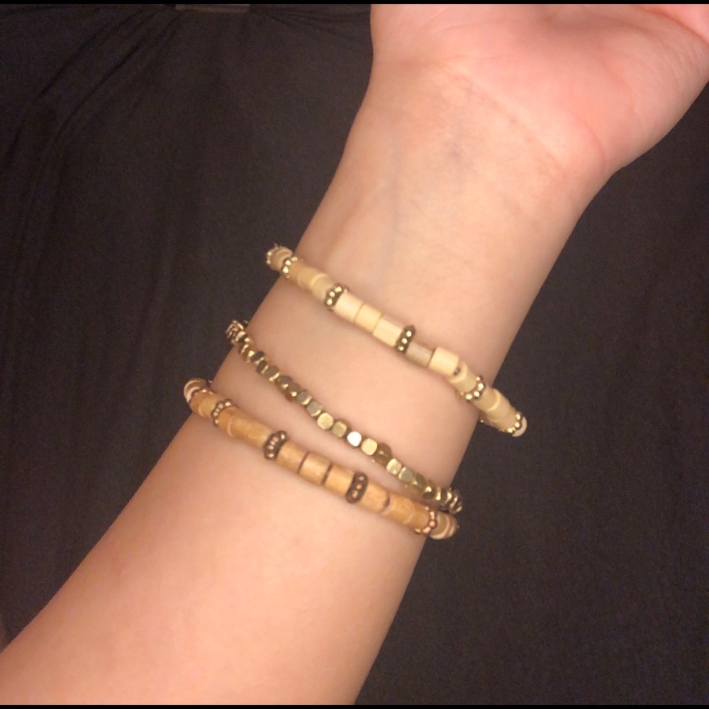 Wooden Bracelet Set